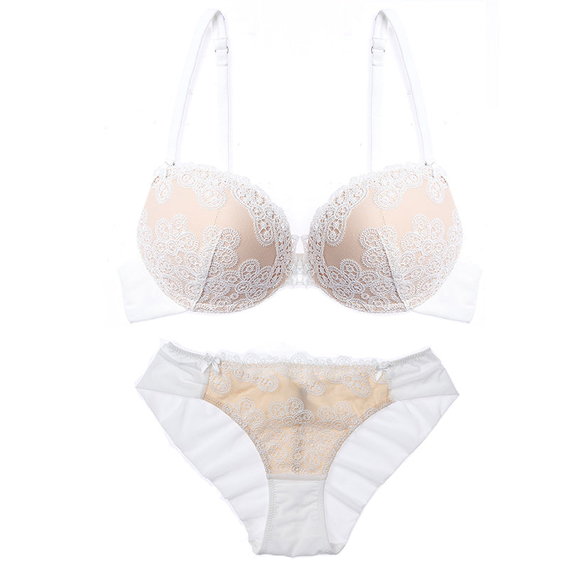 Deadly Flirt Lace Push Up Bra Set