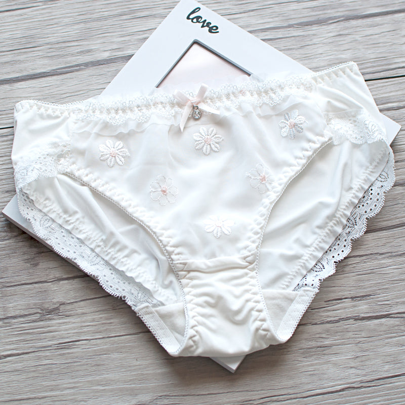 Lace Flower Sweetie Kawaii Candy Color Panty