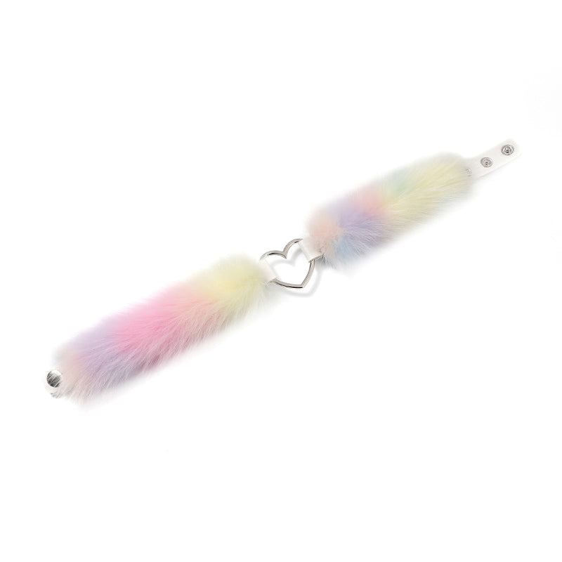 Cat Kitten Furry Pastel Love Collar Choker
