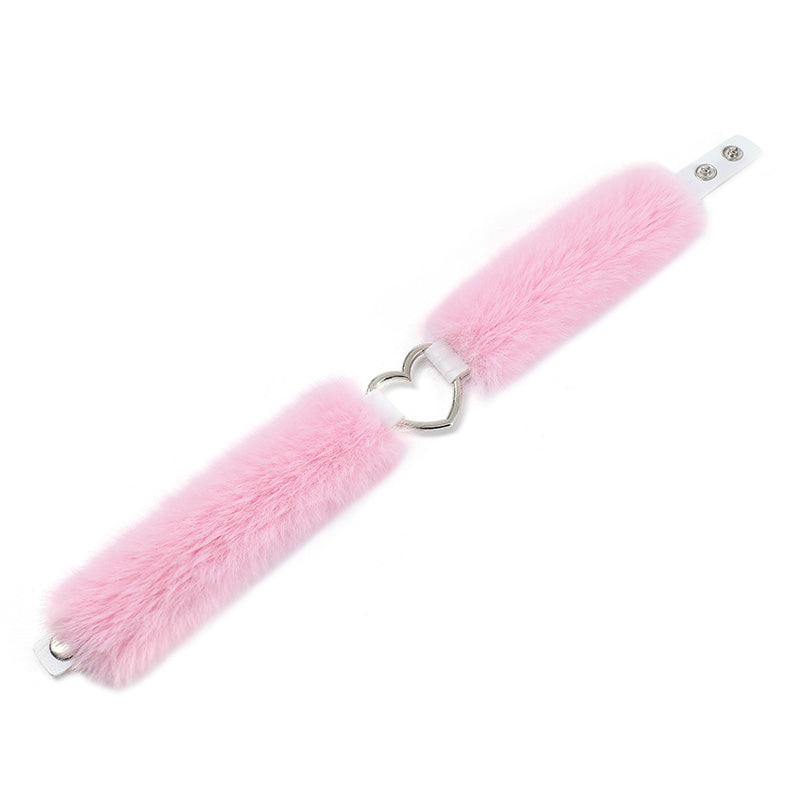 Cat Kitten Furry Pastel Love Collar Choker