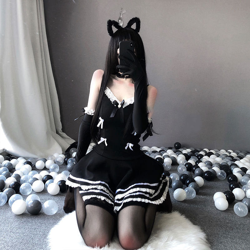 Sofyee Sexy Anime School Girl Gothic Costume