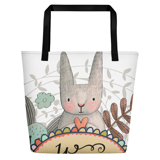 Happy Cat Beach Bag