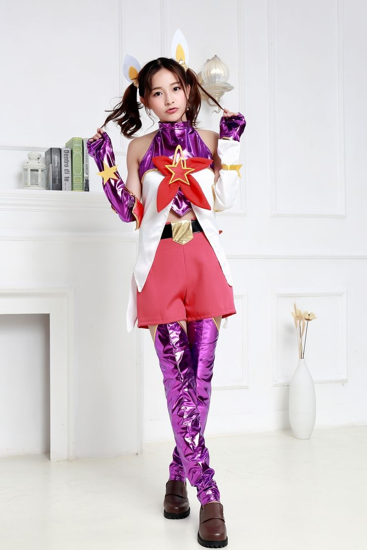 Anime Costume Game  LOL Jinx Cosplay Fancy Cosplay Dress