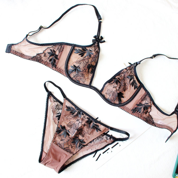 Ultra-thin Lacy Floral Bra Sets