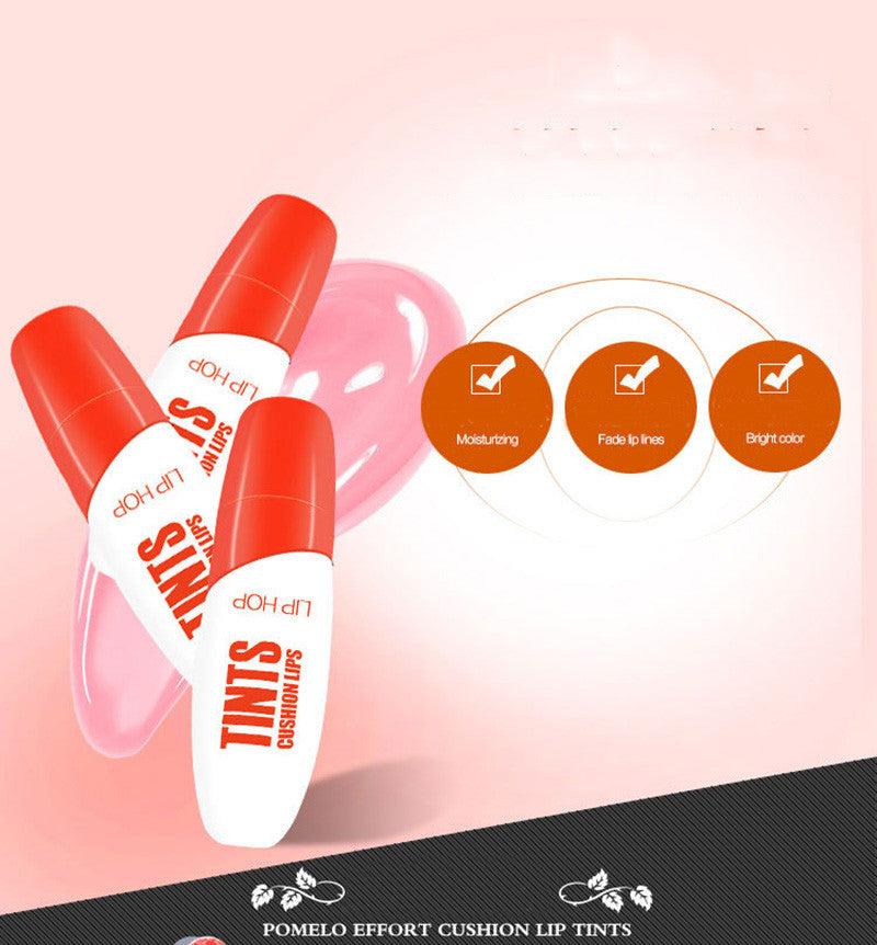 LIPHOP spongy Air Cushion Moisturizer Waterproof Liquid lipstick lip gloss tint