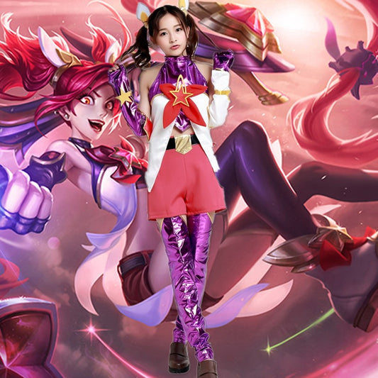 Anime Costume Game  LOL Jinx Cosplay Fancy Cosplay Dress