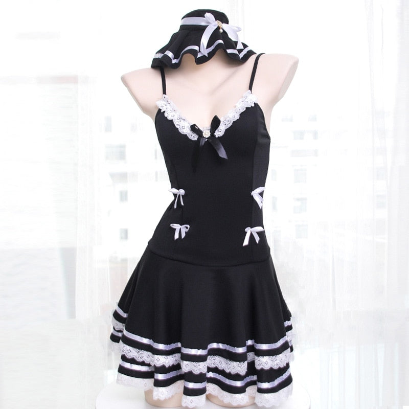 Sexy Kawaii Japanese Maid Costume Babydoll Lingerie