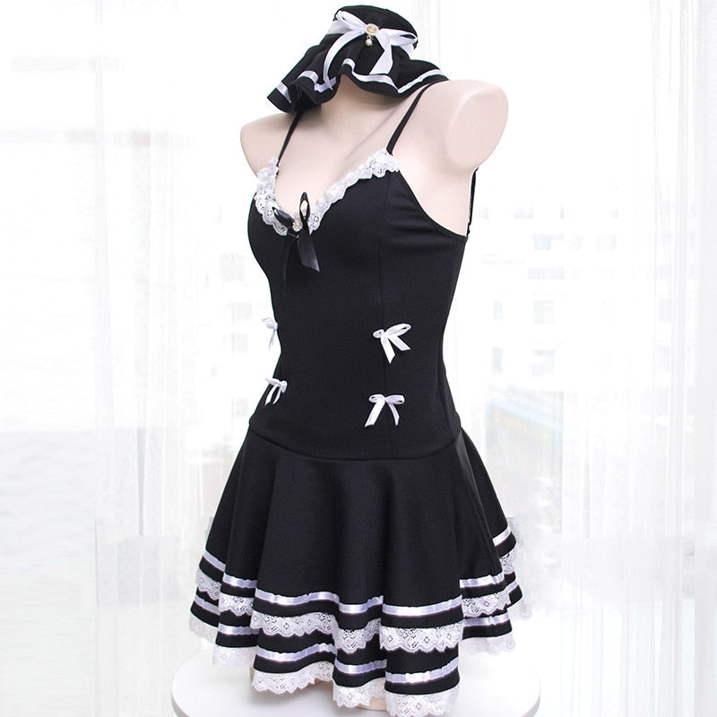 Sexy Kawaii Japanese Maid Costume Babydoll Lingerie
